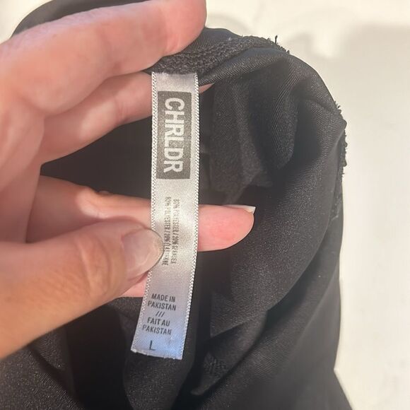 CHRLDR Black Leggings with White Skulls, Size Large - Picture 8 of 9